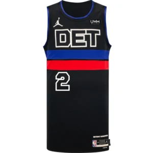 Regata NBA Detroit Pistons Edition Swingman Jersey Preta Cunningham 2