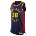 Regata NBA Golden State Warriors City Edition 2024 / 2025 Swingman Jersey Azul Marinho Curry 30