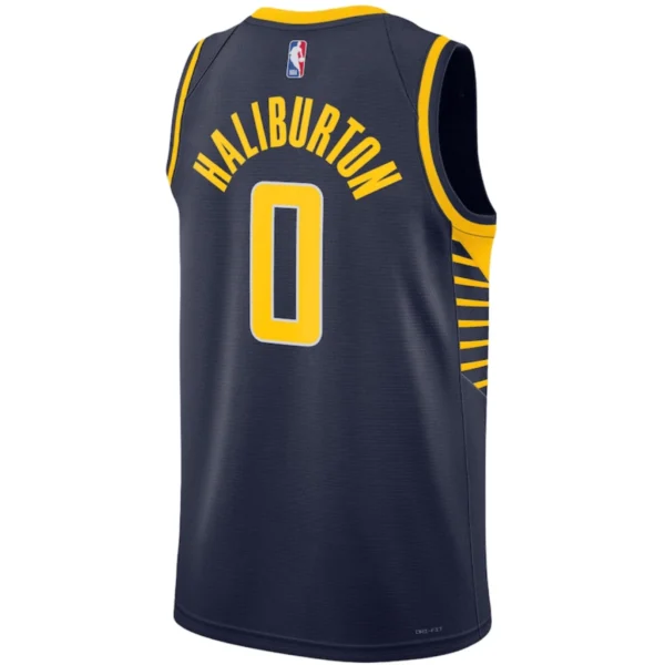 Regata NBA Indiana Pacers Edition Swingman Jersey Azul Haliburton 0 - Image 2