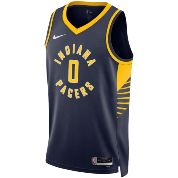 Regata NBA Indiana Pacers Edition Swingman Jersey Azul Haliburton 0