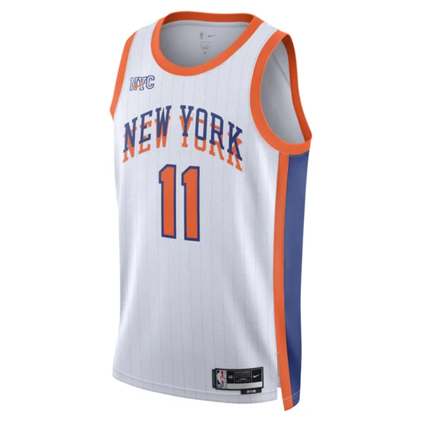 Regata NBA New York Knicks City Edition 2024 / 2025 Swingman Jersey Branca Brunson 11
