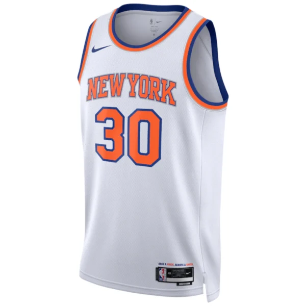 Regata NBA New York Knicks Edition Swingman Jersey Branca Randle 30