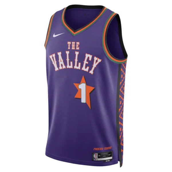 Regata NBA Phoenix Suns City Edition 2024 / 2025 Swingman Jersey Roxa Booker 1