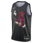 Regata NBA Toronto Raptors City Edition 2024 / 2025 Swingman Jersey Preto Barnes 4