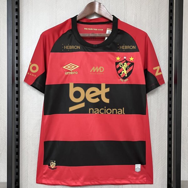 Camisa Sport Recife 1 Com Todos Patrocínios Torcedor Masculina 2025 / 2026
